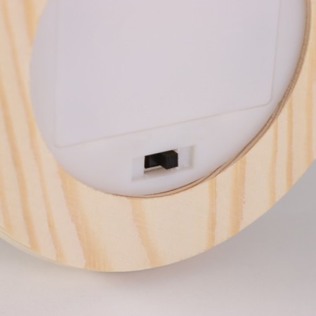 Nightlight "Rose" LED 3HAAA White 9.5x9.5x14cm-6
