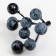 Decorative berries "Blueberries" 9 berries, 5.5 × 5 × 5.5 cm