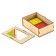 Wooden cards "Figures" set of 15 cards: 5.5 x 8.3 cm