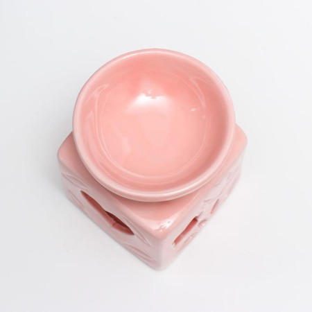 Aroma lamp ceramics "Butterfly at the flower" mix 10x7x7 cm-2