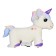 Children's electric car Farfello "Unicorn", beige color
