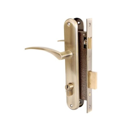 Soldemless "Allur" lock 0211 AB, with a handle, the color of the old bronze