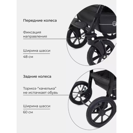 Stroller 3 in 1 Rant Patio, Aquamarine Color-10