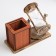 Sanding clock "Selin", souvenir, organizer for the office, 15.5 x 6.4 x 12 cm