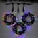 Garland "Clip-Light" 3 threads of 20 m, IP44, UMS, dark thread, 399 LED, glow of multi, 8 modes, 24 V