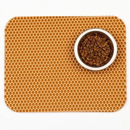 Animal rug EVA, cellular, 27 x 34 cm, beige-3