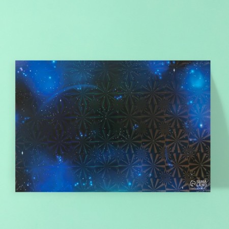 Stickers in the book "Cosmography" + 3 background holography 20.7x14.2 cm-14