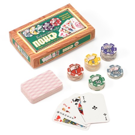 Poker, set for the game, cards 36 l, chips 88 pcs