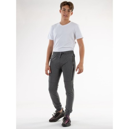 Sports pants for ISEE boys, height 122-128 cm, dark gray color-2