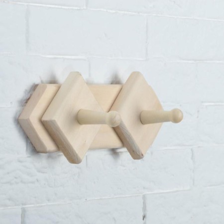 Hanger 2 hooks, linden "Dobroparov"-3