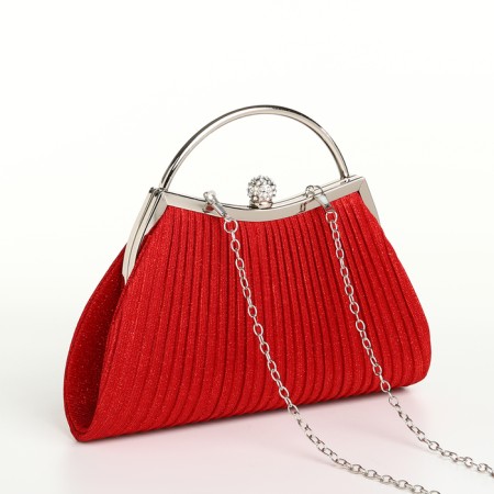Female bag on the farmar, red color-2