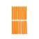 Candles for the cake, orange, 16 pcs., 6.5 x 0.5 cm