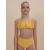 Bathing suit for girls, height 116-122 cm, yellow color