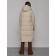 Coat insulated winter female, size 46, beige color