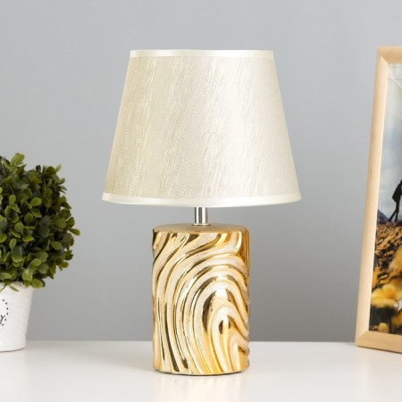 CALISE Table Lamp E14 40W gold 19x19x32 cm Risalux