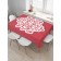 The tablecloth “New Year's style”, rectangular, Saten, size 145x180 cm