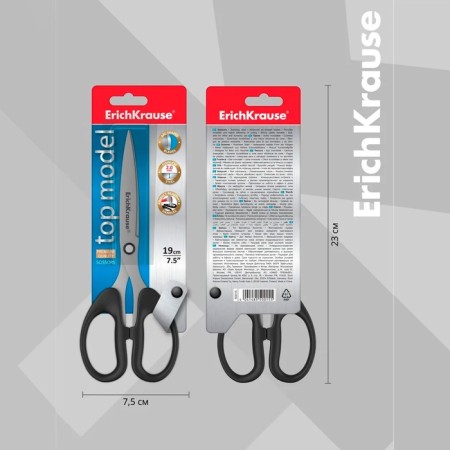Scissors Erichkrause Top Model, 19 cm, black-8