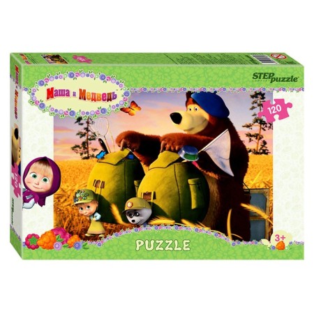 Puzzle "Masha and the Bear - 2", 120 elements, mix-8