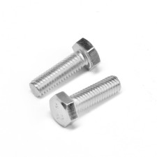 Bolt Stroybat, with a hexagonal head, galvanized, Din933, M6x20 mm, 6 pcs