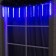 Garland "icicles rhyflated" 2.5 × 0.3 m, IP65, transparent thread, 192 LED, glow blue with a drain effect, 12 V effect