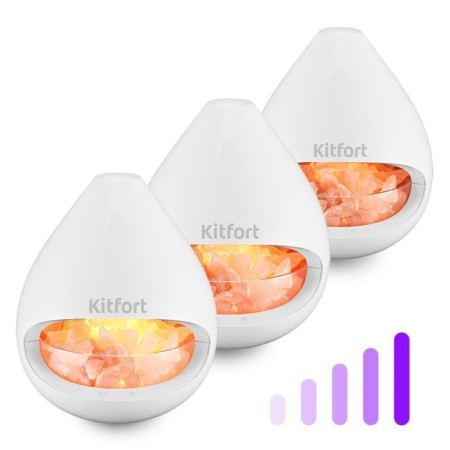 Salt lamp KitFort KT-2844, 20 W, 150 ml, cord 1.5 m-4