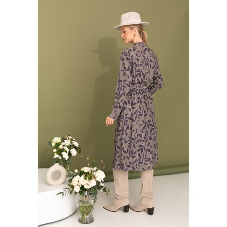 Women's dress, size 52, brown color-1