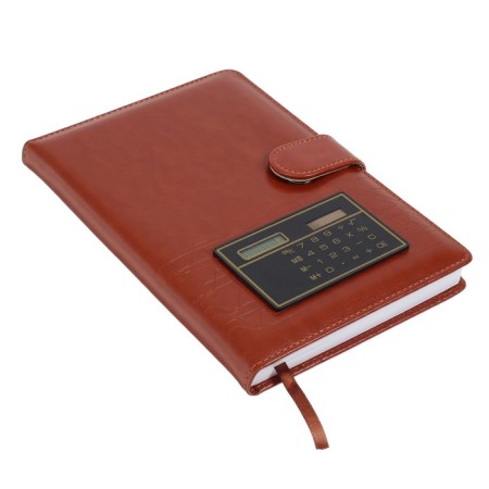Deliciper of Leduced A5, 140 sheets in a cage, with a calculator, PVC cover, mix-17