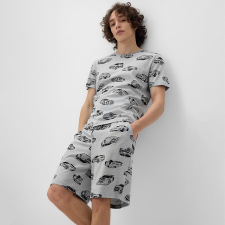 Pajama men's (T-shirt and shorts) KAFTAN CARS, RR 48-4