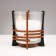 Aromatic candle in a glass on the stand "Dragon", 9.5x9.5x10 cm