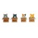 Eraser Deveente Miracle, Figure, 40x21.5x15mm, MIX X 4 types