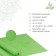 Sangh yoga rug, 173x61x0.3 cm, green color