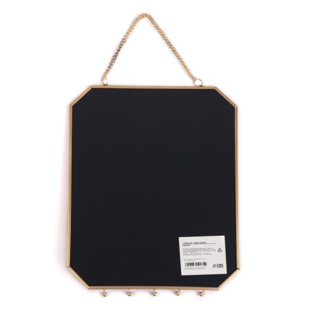 Wall mirror "geometry", mirror surface 19.3 × 24.4 cm, golden color-2