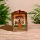 Standing for pencils "India" wood shisham 9x9x11.5cm mix