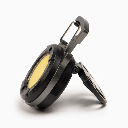 Battery Light, with a carbine and opener, 5 watts, 500 mAh, 500 lm, COB, 7.5x5x2.5 cm-2