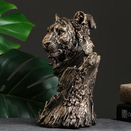 Tiger Bronze Bronze Brill, 16x18x24cm-4
