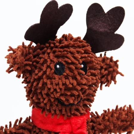 Soft toy for dogs "deer" with a squeak, 26 x 18 cm-1