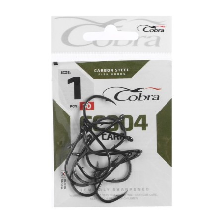 Cobra Carp hooks, series CC304, No. 01, 10 pcs.