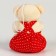 Soft toy "Bear with Heart" on the suspension, species mix