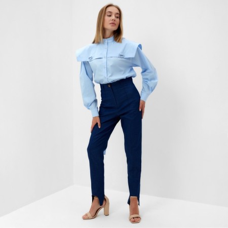 Pants women's jeans minku: jeans collection color Blue, size 44-8