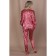 Female trousers, size 46, red color