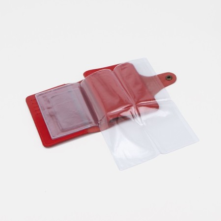 Cover for autoDocations and passports, red color-2