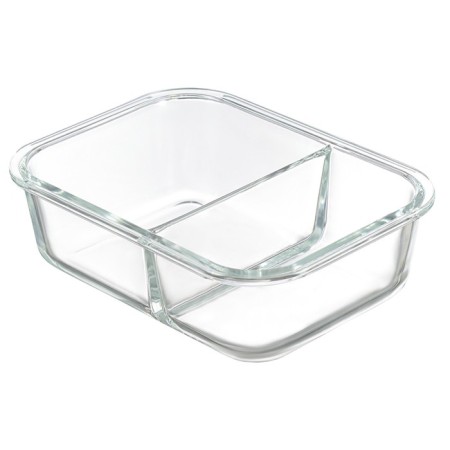 Smart Solutions baking and storage container, rectangular with separators, 1 l, red color-12
