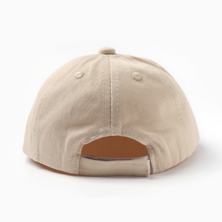 Cap "baseball cap" for girls, milk color, size 46-48-2