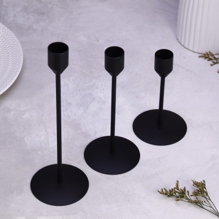 Set of candlesticks "Trio" 8x24; 8x19; 8x14cm-2