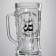 Glass glass beer "Cold beer, hot heart", 500 ml