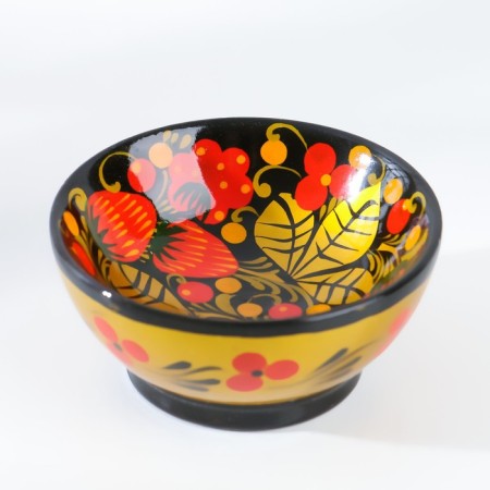 Solonka "Karavay", 7x3 cm, Khokhloma-1