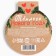 Chocolate medal on the postcard of "winter comfort"