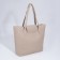 Bag Female Tout with zipper, beige color