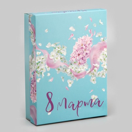 Gift box team "Flower veil" 21 x 15 x 5.7-1