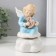 Souvenir Ceramics Musical "Angel on the cloud plays on the lyre" 9x9.5x14.5 cm